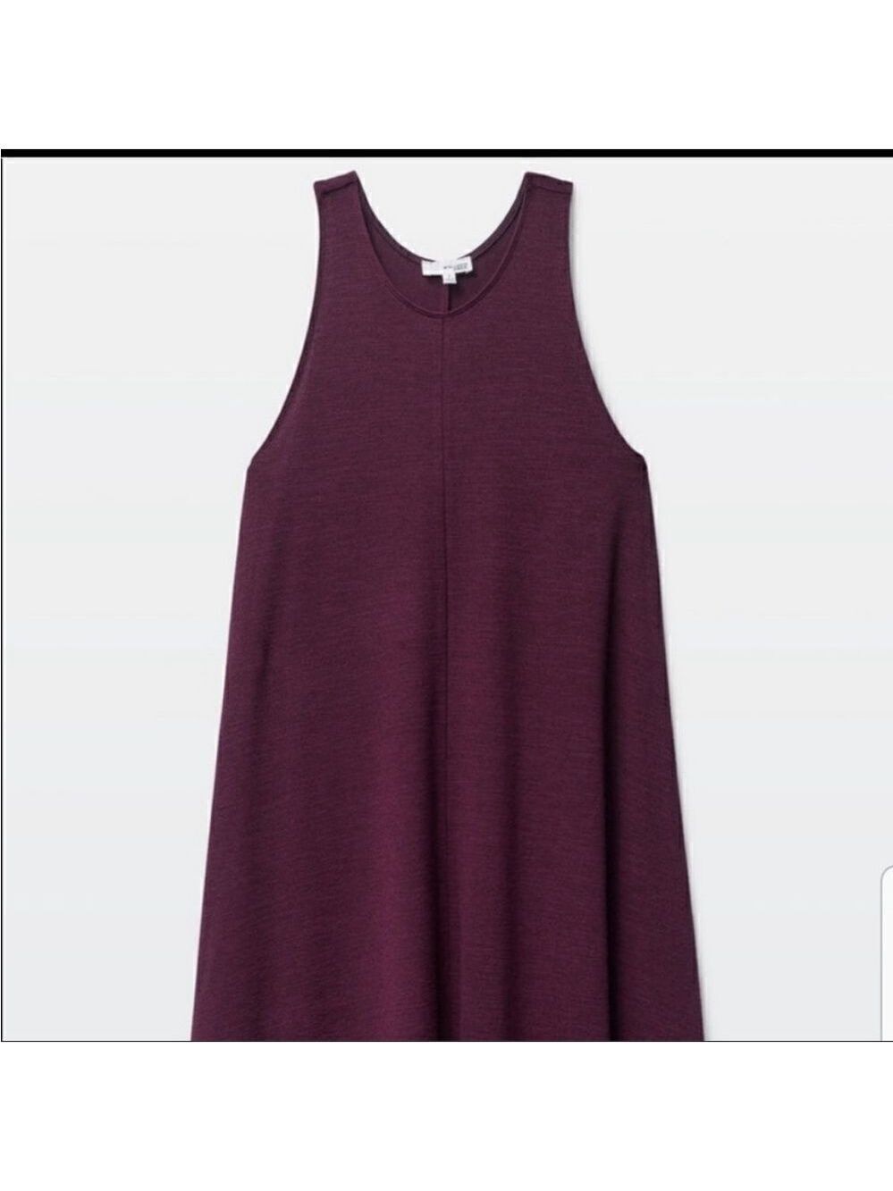 Aritzia Wilfred Free Rosa Tank Dress Dark in Cardamon Sz Small